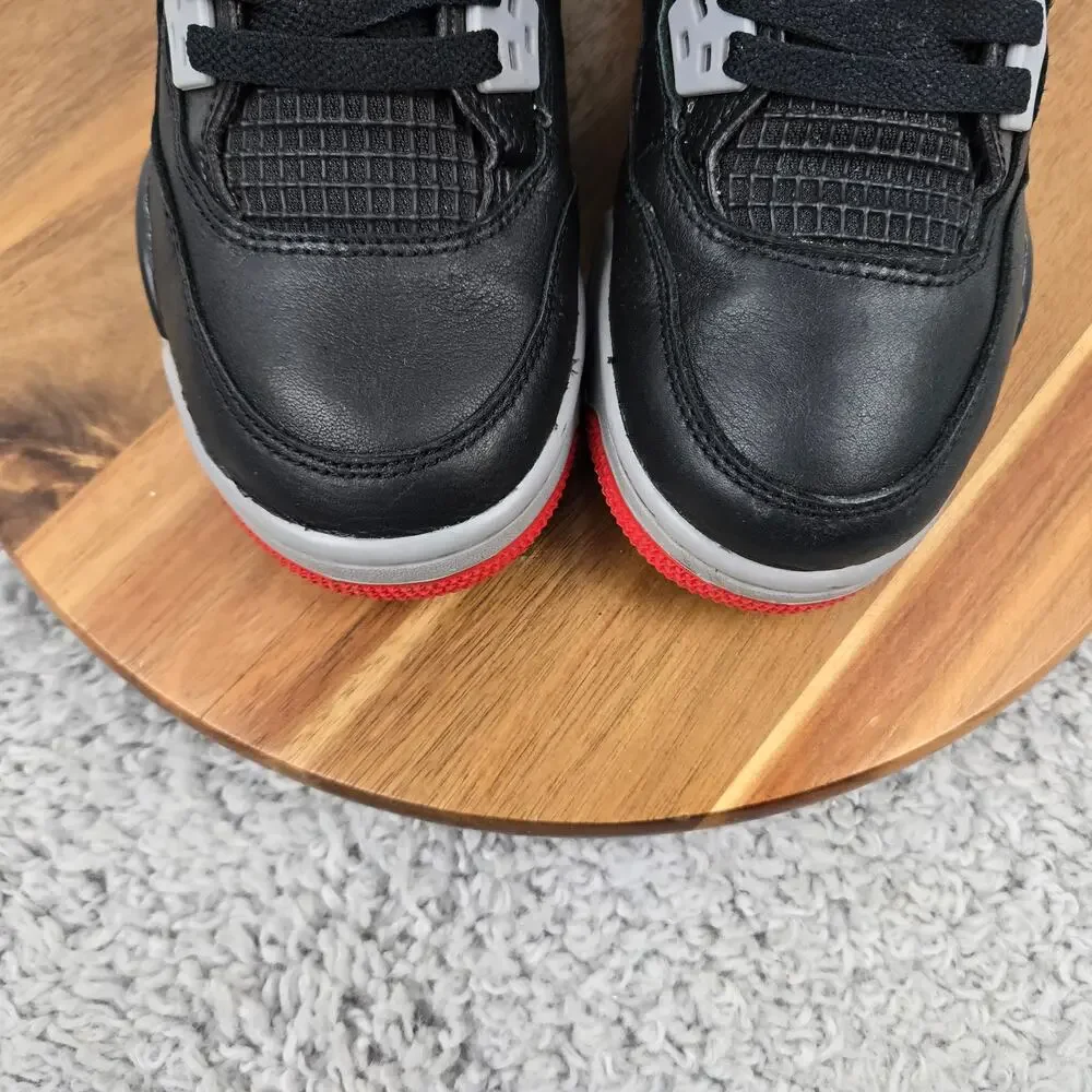 Jordan 4 Retro Kids 6y GS Bred Reimagined Casual Lifestyle Sneaker FQ7213-006